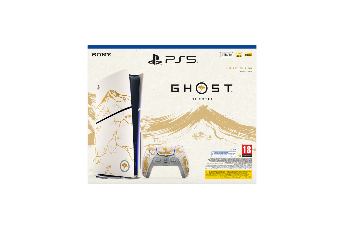 PlayStation 5 Slim Console Disk Ghost Of Yotei Limited Edition Bundle