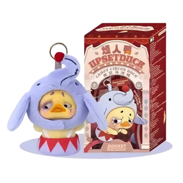 Pocket Upsetduck Crazy Circus Duck Plush Keychain (Blind Box) - UP-97506