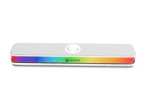 Sades Posevolt SA-SP01-W compact Desktop Soundbar with 6 RGB Modes - White