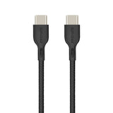 Promate Super-Flexible 60W USB-C to USB-C Cable  2A Standard Charging - BLACK