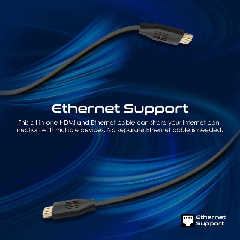 Promate Ultra-High Definition 4K@60Hz HDMI Audio Video Cable - 10M