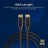 Promate Ultra-High Definition 4K@60Hz HDMI Audio Video Cable - 10M