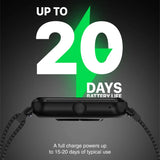 بروميت ساعة ذكية لتتبع اللياقة البدنية مقاومة للماء والغبار بمعيار IP68 • شاشة أموليد مقاس 1.78 بوصة مع إمكانية تخزين الوسائط