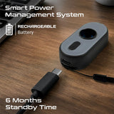 Promate InfraSense Portable Hidden Camera Detector with Infrared Lens Detection, Red Light Scanner, 80dB Anti-Theft Alarm, Emergency Siren
