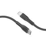 Promate Super-Flexible 60W USB-C to USB-C Cable 2A Standard Charging 3M length - Black