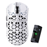 ATTACK SHARK R5 Ultra 39g SUPERLIGHT Carbon Fiber Wireless 8K PAW3950MAX Gaming Mouse PAW3950MAX up to 42000 DPI - White