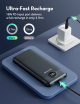RAVPower PD Pioneer 10000mAh 20W 3-Port  Power Bank black - RP-PB1204
