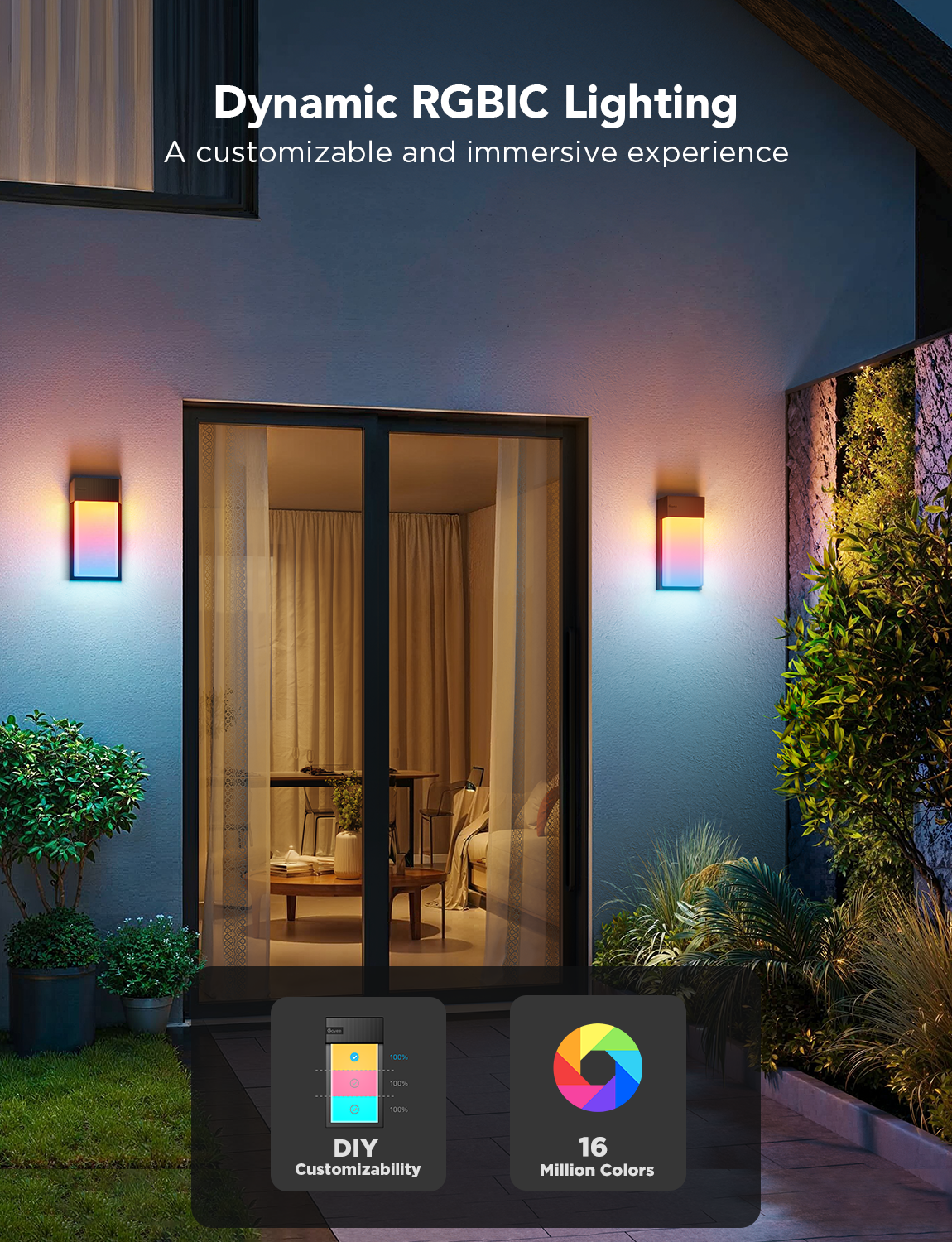 Govee Smart Outdoor Wall light - H7078