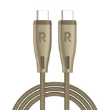 RAVPower RP-CB1037 60W C-C 1.2M USB2.0 3A Cable Gold