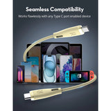 RAVPower RP-CB1037 60W C-C 1.2M USB2.0 3A Cable yellow - RP-CB1037Y