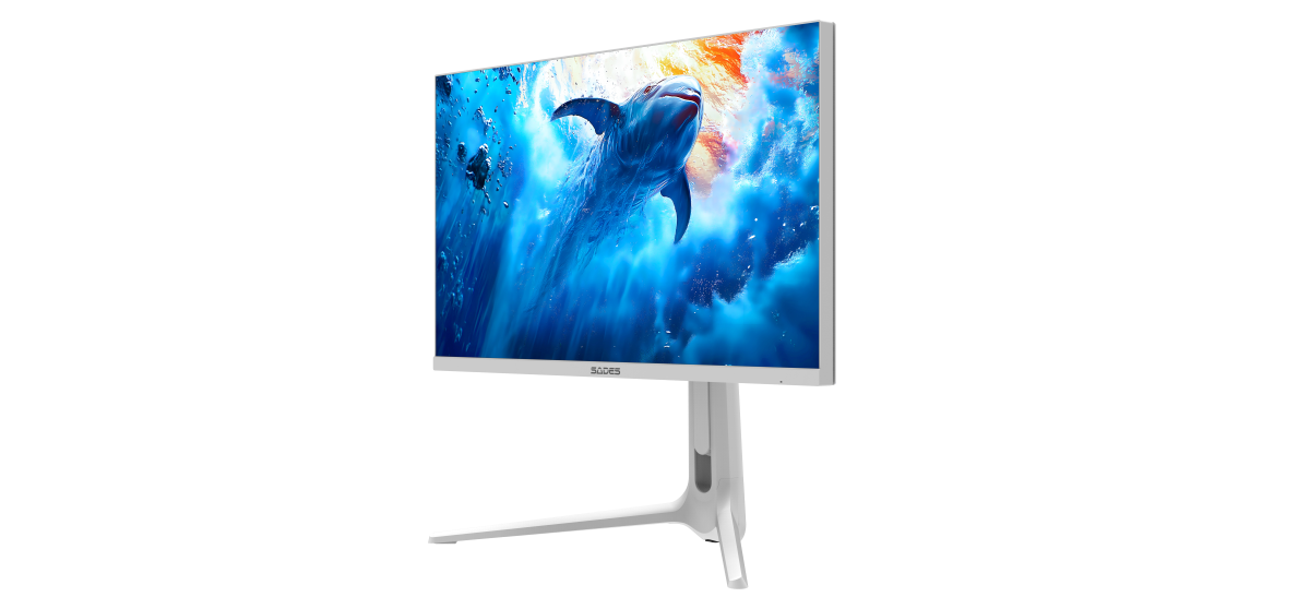 Sades RS-Dolphin SA-F01U27, 27" Dual mode: UHD (4K) 3840x2160 160Hz / FHD 320Hz, 0.5ms, HDMI 2.1, IPS Flat Gaming Monitor - White