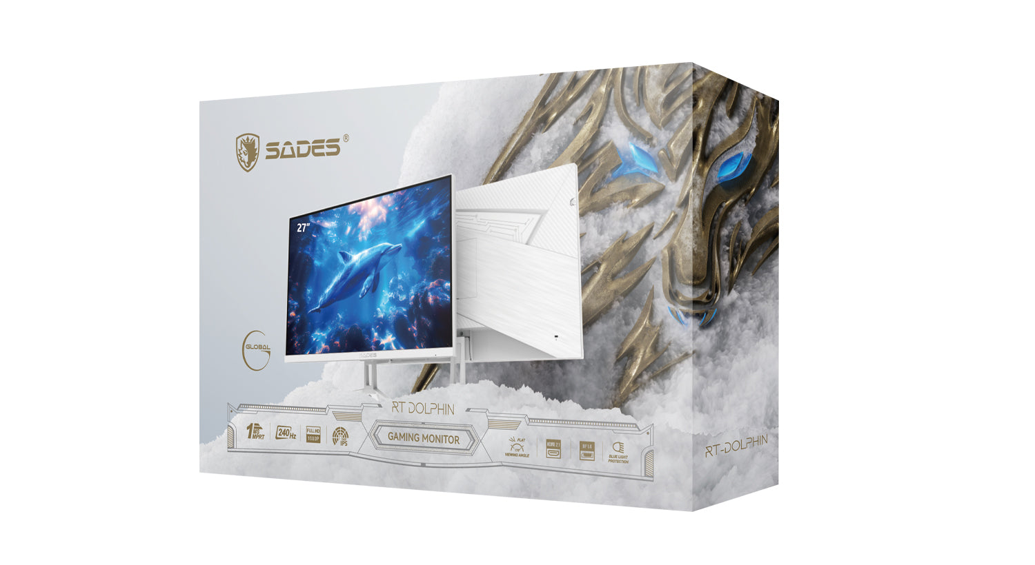 Sades RT-Dolphin SA-F03F27 27'' FHD 1920×1080, 240HZ Refresh Rate