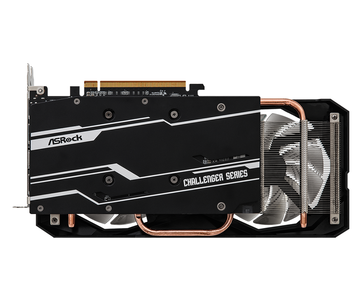 AsRock AMD Radeon RX 6600 XT Challenger D 8GB OC Gaming Graphics Card - Black