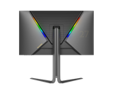 شاشة ألعاب مسطحة من نوع ساديس ريف مانتا-27 برو SA-F02U27 مقاس 27 بوصة، تدعم وضعين (UHD 4K 160Hz أو FHD 320Hz)، زمن استجابة 0.3 مللي ثانية، منفذ HDMI 2.1، لوحة IPS سريعة - رمادي