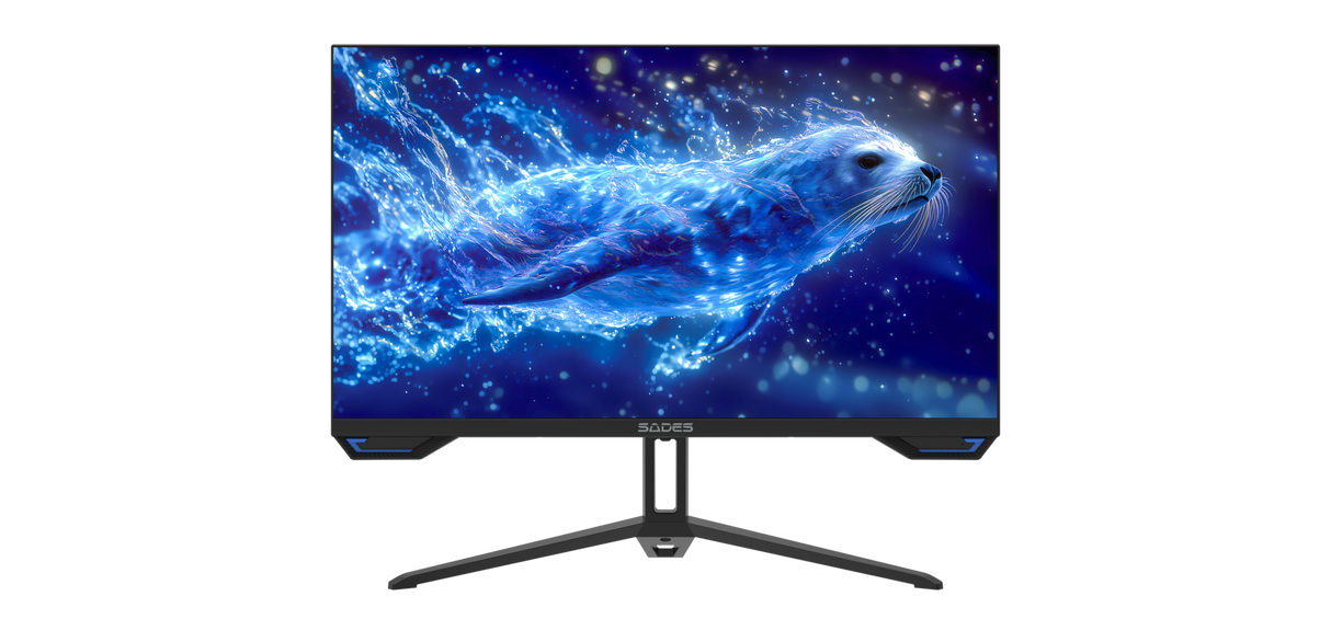 Sades SL-Sealion-27 SA-F01F27B, 27" FHD 1920x1080, 120Hz, 1ms, HDMI 2.1, IPS, Flat Gaming Monitor - Black