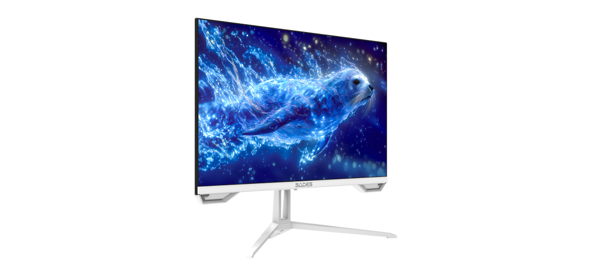 Sades SL-Sealion-27 SA-F01F27W, 27" FHD 1920x1080, 120Hz, 1ms, HDMI 2.1, IPS, Flat Gaming Monitor - White