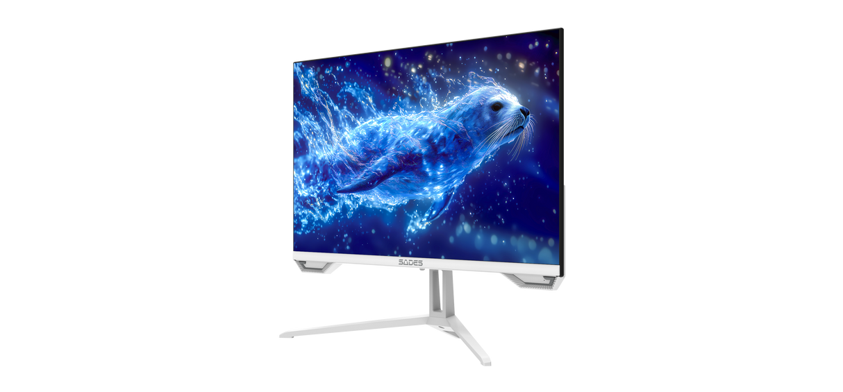 Sades SL-Sealion-24 SA-F01F24W, 24" FHD 1920x1080, 120Hz, 1ms, HDMI 2.1, IPS, Flat Gaming Monitor - White