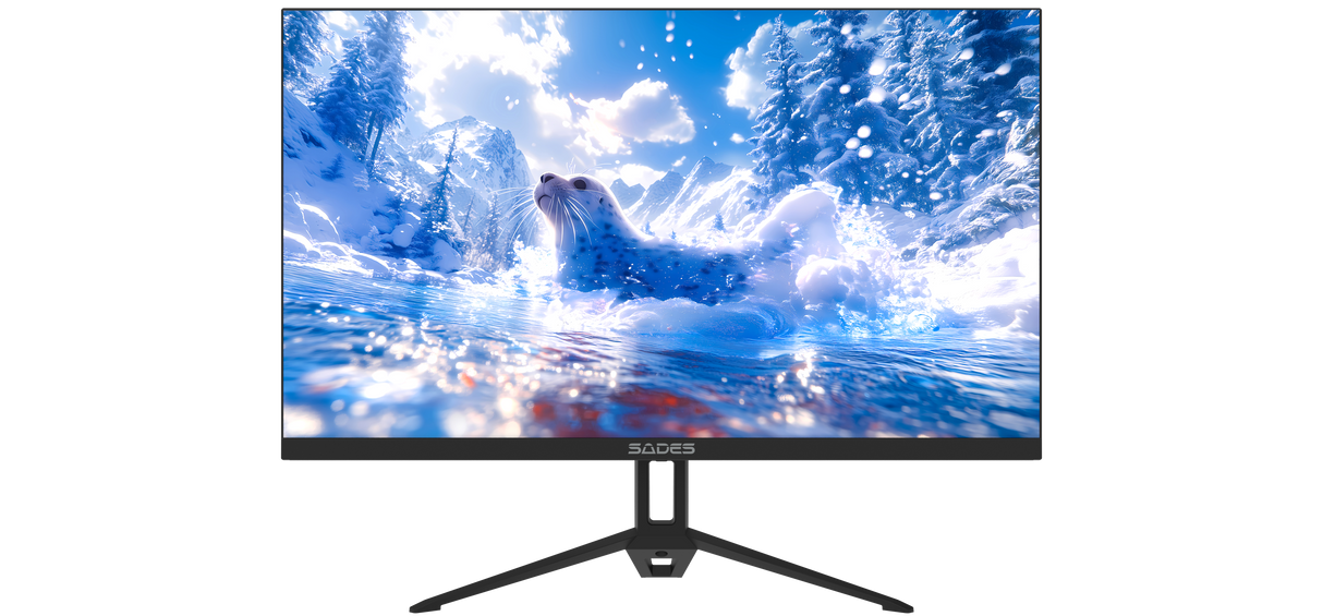 Sades ST-Seal SA-F01F22B, 22" FHD 1920x1080, 120Hz, 1ms, HDMI 2.1, IPS, Flat Gaming Monitor - Black