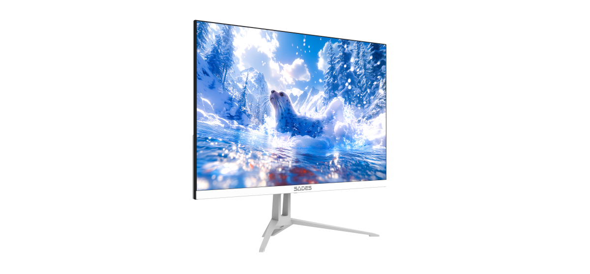 Sades ST-Seal SA-F01F22W, 22" FHD 1920x1080, 120Hz, 1ms, HDMI 2.1, IPS, Flat Gaming Monitor - White