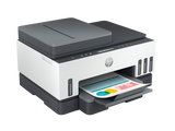 HP Smart Tank 750 AIO - 15ppm / 4800dpi / A4 / USB / LAN / Wi-Fi / Bluetooth / Color Inkjet - Printer / 6UU47A