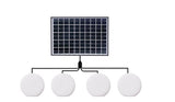 Poly Solar Panel Mode LYD-SEM-SX4 15W mono, 3.7V 5000mAH Lithium battery, lamp size:130*130*55MM*4pcs