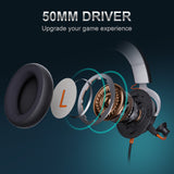 Sades Spectre SA-915B Virtual 7.1 Surround Sound USB Gaming Headset - Black