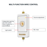 Sades Spectre SA-915W Virtual 7.1 Surround Sound USB Gaming Headset - White