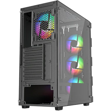 Case Twisted Mind Titan Glass Mid Tower -Black