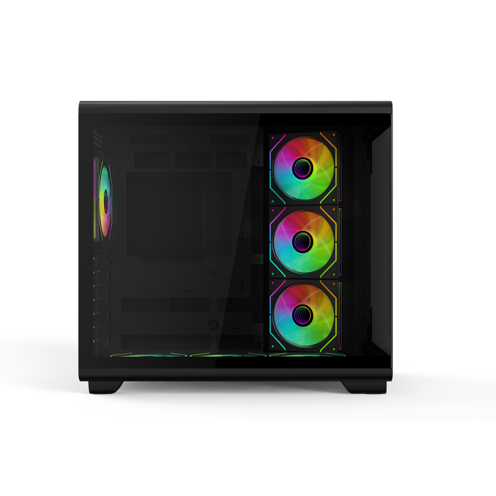 Acer U600B ATX Computer Case with 7 pre-installed 120mm ARGB fans - Black
