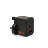UAG Wall Charger SRGE 30W 2Port UK Black