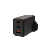 UAG Wall Charger SRGE 65W 3Port UK Black