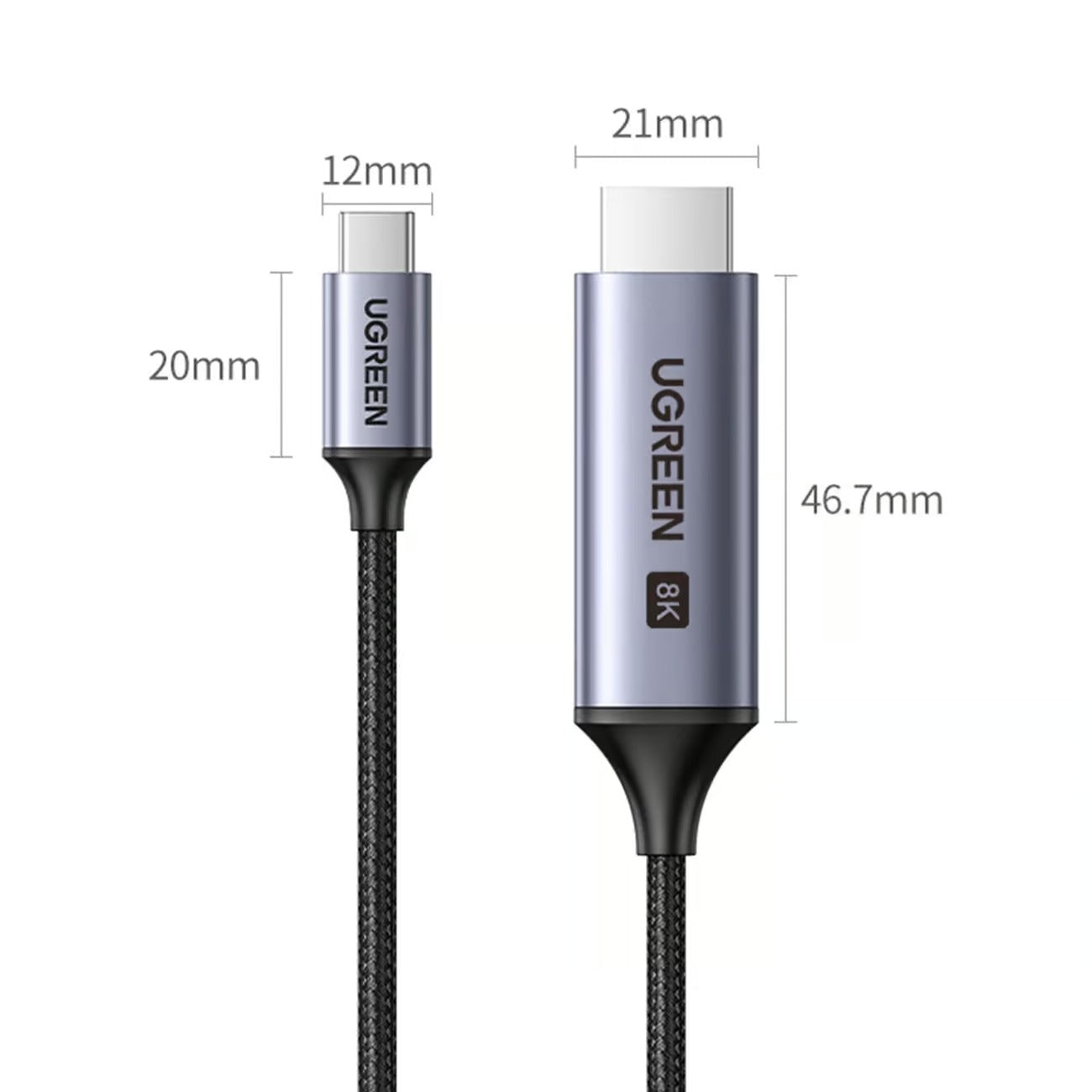 UGREEN USB-C to HDMI 8K Adapter 1.5m 90451-CM565