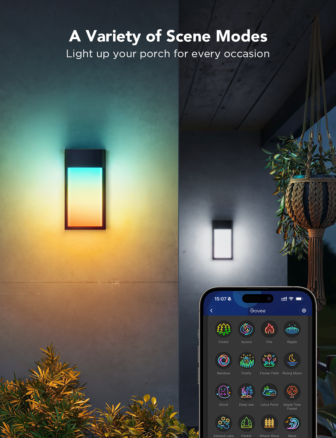 Govee Smart Outdoor Wall light - H7078