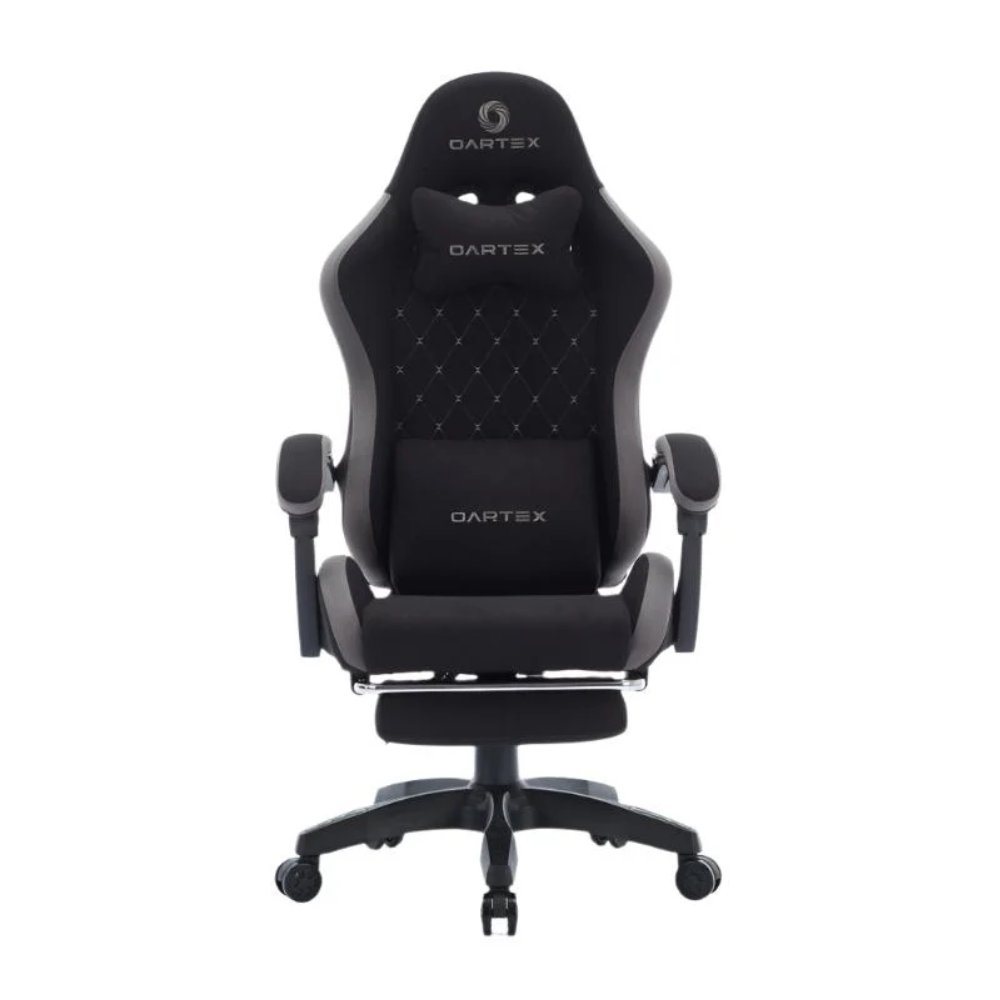 Oartex Model LD035 Fiber Gaming Chair - Black & Grey (Installation not included)