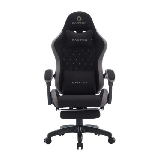 Oartex Model LD035 Fiber Gaming Chair - Black & Grey (Installation not included)