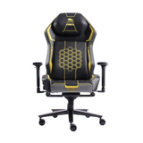 Black Bull Super Pro Comfort Gaming Chair with Full Molded Foam, Adjustable Support, Class 4 Gas Lift, Metal Base - Black & Yellow