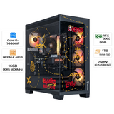 Custom Gaming PC Intel Core i5-14400F, RTX 5060 8GB, RAM 16GB DDR5 5600MHz, 1TB NVMe SSD, Windows 11 Pro