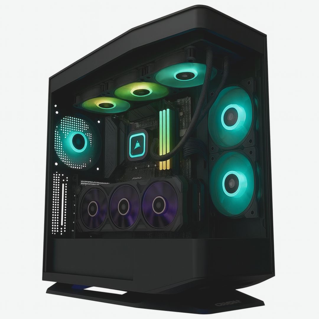 كمبوتر العاب بمعالج انتل كور I9-14900KF,كرت شاشة 5070 TI سعة 16 جيجابايت , رامات 32 جيجابايت