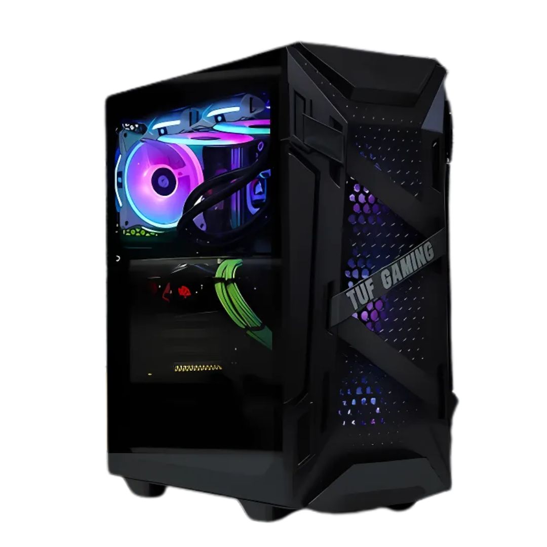 كمبيوتر ألعاب بمعالج Intel Core i5-14400F وكرت شاشة  RTX 5070، ورامات 16 جييجابايت DDR5