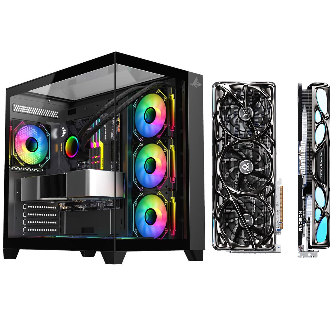 Gaming PC Intel Core i9-14900K, AMD RX 9070 XT Gravastar Special Eddition VGA, 64GB RAM DDR5