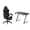 Gaming Furnuture Bundle Offer: Gamax Z5-1160 Carbon Fiber Gaming Table + Oartex Model LD035 Gaming Chair (Installation Not Included)