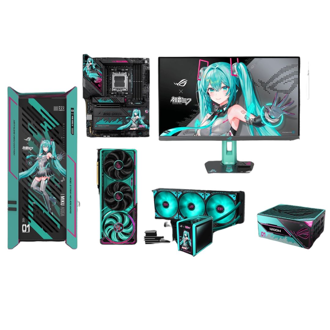 Hatsune Miku Edition Custom Gaming PC AMD Ryzen 7 9800X3D | RTX