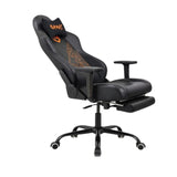 Gamax leather Gaming Chair Model BS-7969 with Foot Rest - Black