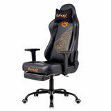 Gamax leather Gaming Chair Model BS-7969 with Foot Rest - Black