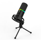 ميكروفون ألعاب ديناميكي سادِس أبيكس أول SA-M02 بإضاءة RGB – أسود