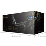 ميكروفون ألعاب ديناميكي سادِس أبيكس أول SA-M02 بإضاءة RGB – أسود