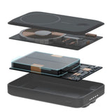 انرجيا ماك باك برو 35S باور بانك هجين صلب بسعة 10000 مللي أمبير مع كابل مدمج وحامل - أسود