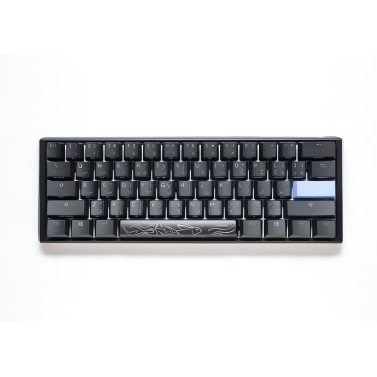 Ducky One 3 Classic Black/White Mini 60% Cherry Blue Key Ara