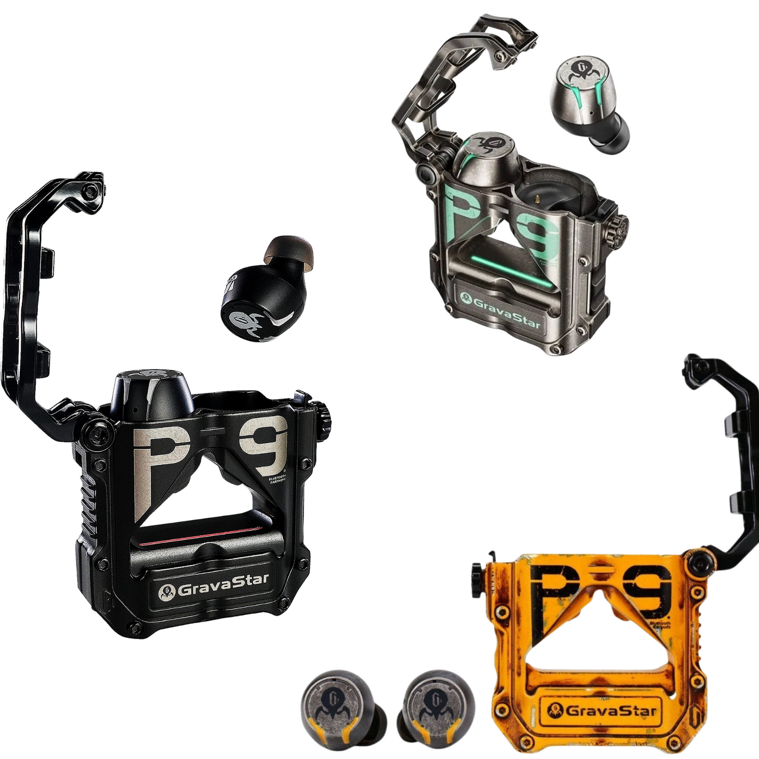 Gravastar Sirius Pro P9 TWS Earbuds - Matt Black Level Up Gravastar Sirius Pro P9 TWS Earbuds - Matt Black Level Up