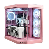 PC Bundle: PC Gaming i5-14400F/RTX 4060/16GB DDR5/1TB with Sades NC-Pelagia /24" FHD/ HDMI 2.1/ 0.5ms/200Hz/VA/Curved White Monitor & Gamax Gaming Chair Model 1-LT001L pink with White Gaming Table 100*60*75cm with RGB